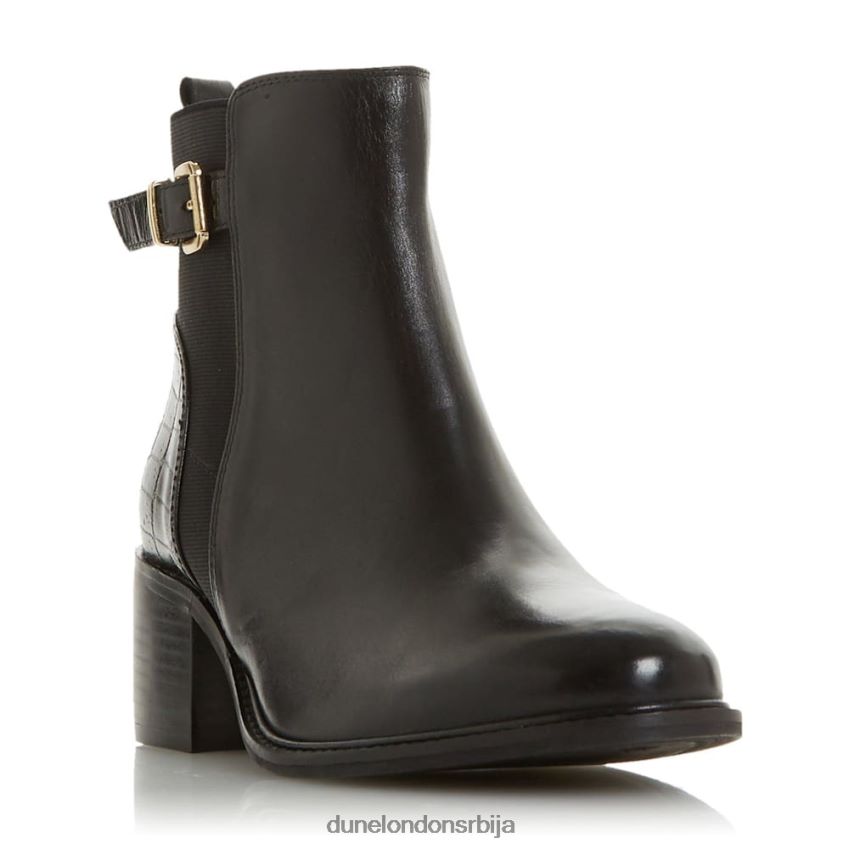 Жене Dune London црн глежњаче са ниском петом са широким кројем поетски J80F88664