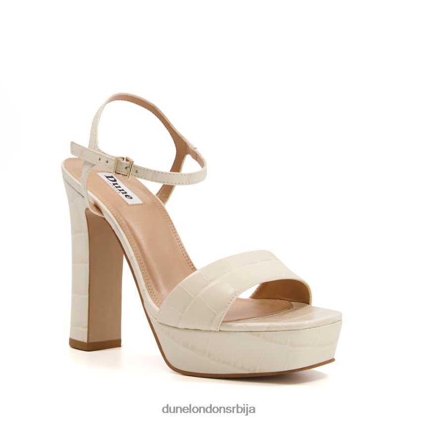 Жене Dune London ецру сандале са платформом на бретеле утакмицу J80F88332