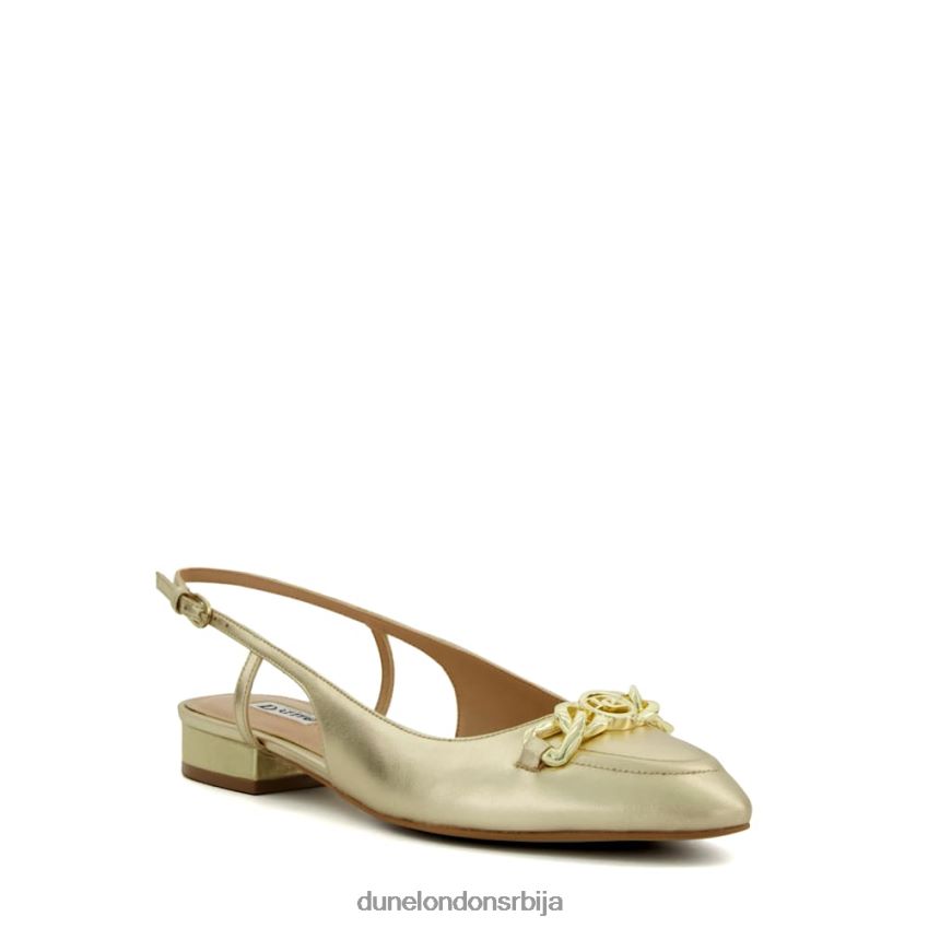 Жене Dune London злато пумпе са равним ременом хипи J80F8860