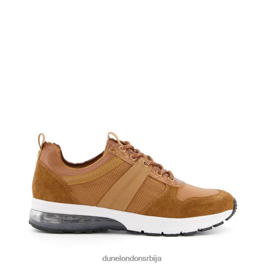 Жене Dune London тан патике на пертлу са прозирним ђоном завидљив J80F88613