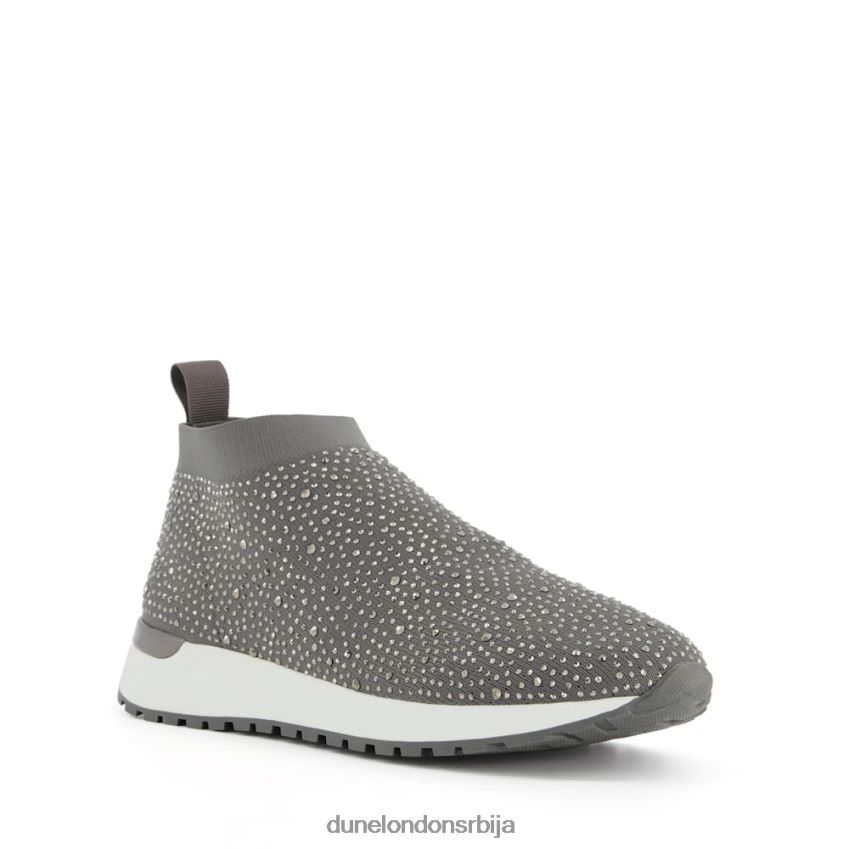 Жене Dune London сива патике у стилу чарапа елемент J80F88670