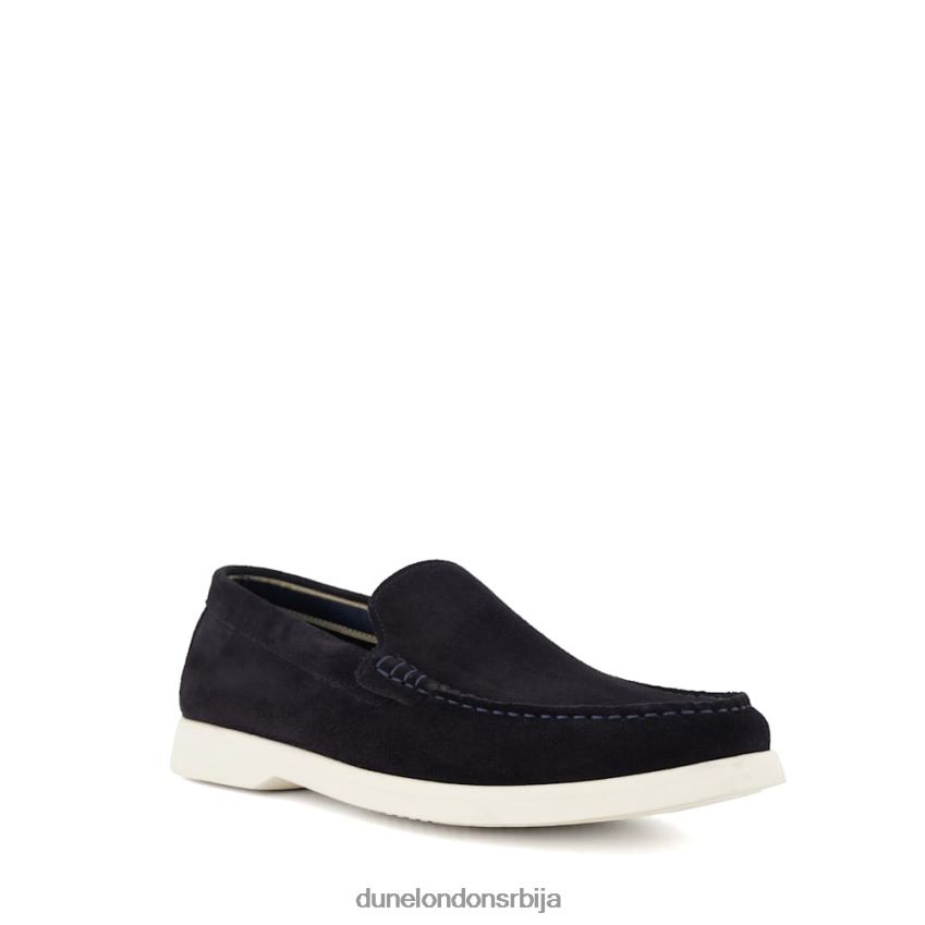 мушкарци Dune London морнарица лежерне антилоп мокасине буфтонн J80F88774