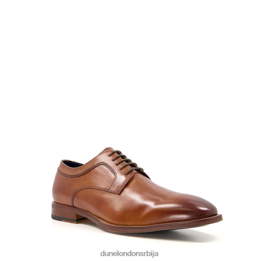 мушкарци Dune London тан широке кожне дерби ципеле на пертле врапци J80F88807