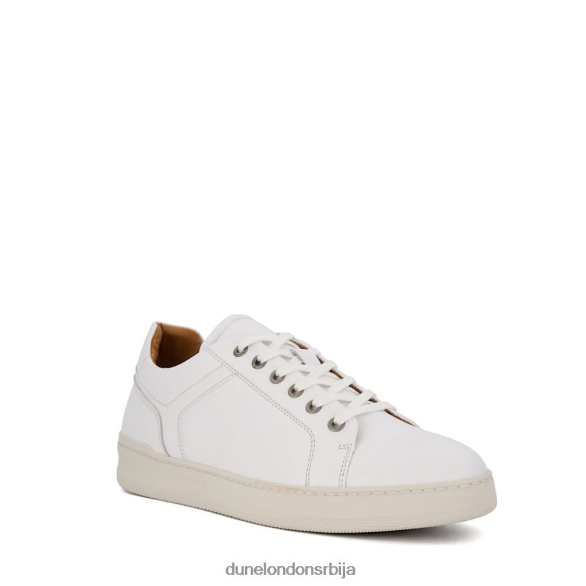мушкарци Dune London бео кожне патике на пертле толедо J80F88680