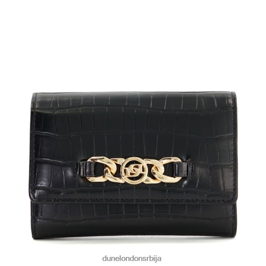 Жене Dune London црн рециклирана торбица са металним украсима каици J80F88139