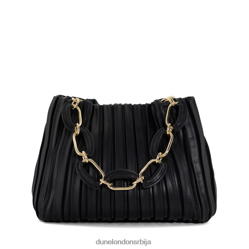 Жене Dune London црн средње набрана торба са ланчићем доминие J80F8818