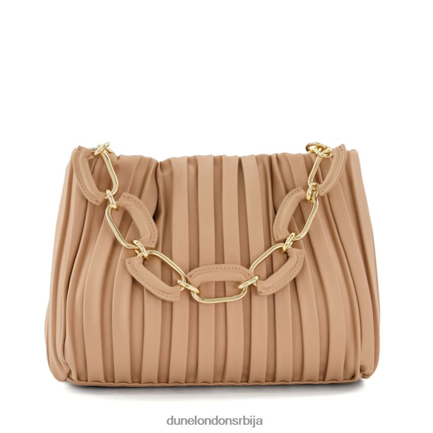 Жене Dune London руменити средње набрана торба са ланчићем доминие J80F883