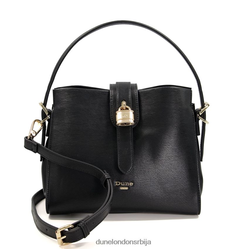 Жене Dune London црн торба за катанац даитона J80F88308